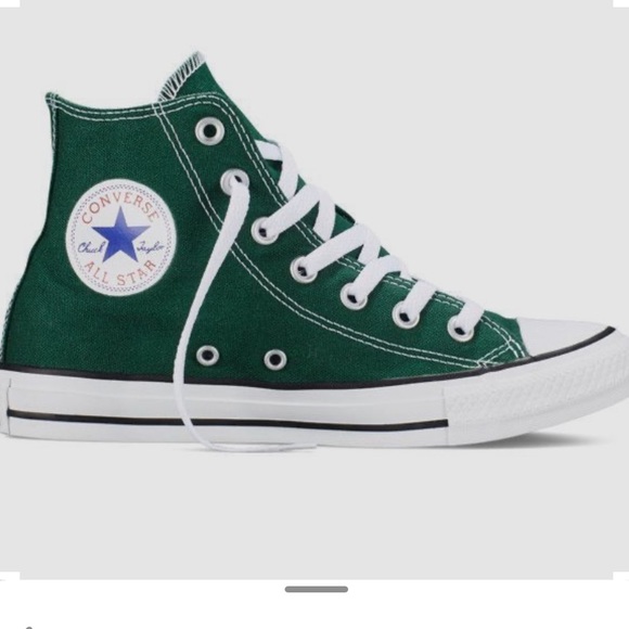 hunter green converse